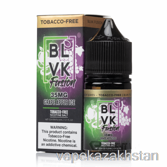 Vape Smoke Grape Apple Ice - BLVK Fusion - 30mL 35mg